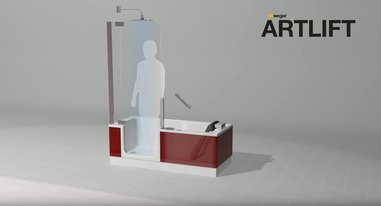 ARTLIFT Video zum Duschen und Baden in der Duschbadewanne | © Artweger GmbH. & Co. KG