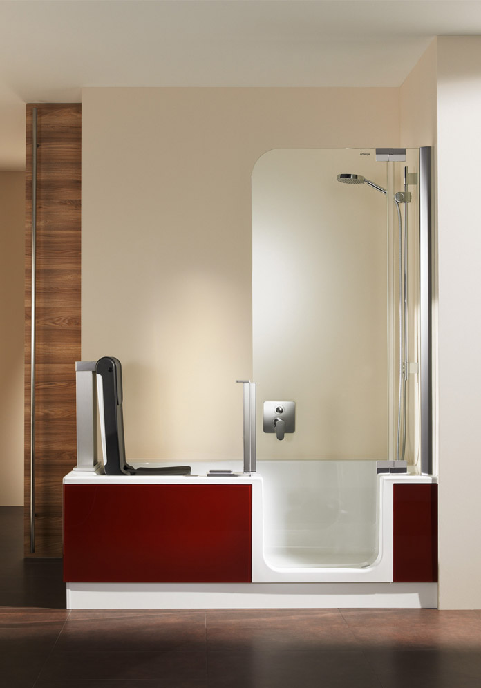 {Duschbadewanne whirlpool
99} Shower bathtub ARTLIFT with seat lift | Artweger | {Duschbadewanne whirlpool
99}