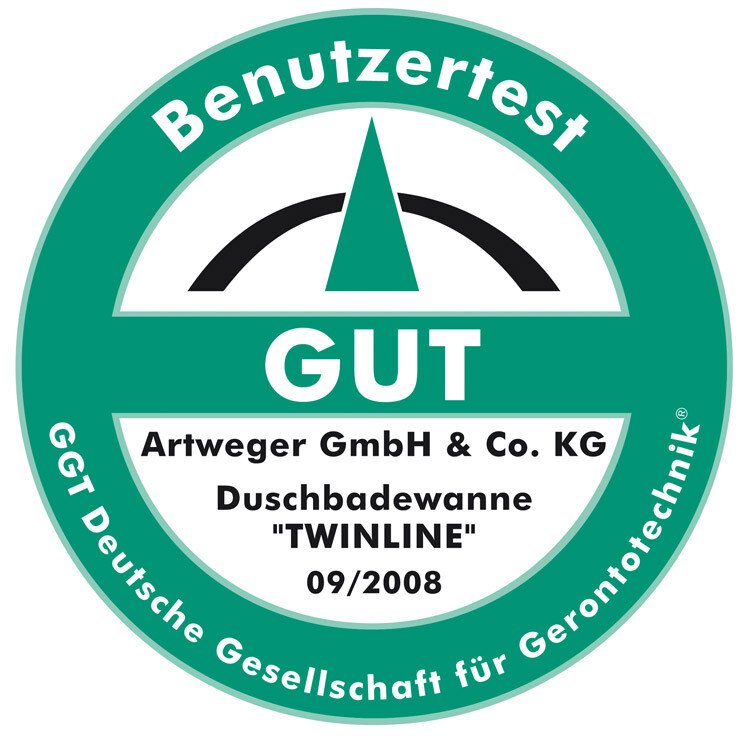 GGT Benutzertest Siegel 2008  | © Artweger GmbH. & Co. KG