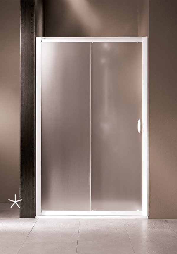 LIFELINE Double sliding door with side wall (*Pic. in alcove) | © Artweger GmbH. & Co. KG