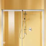 LIFELINE MOBIL Double sliding door with side screen (*pict. in alcove) | © Artweger GmbH. & Co. KG