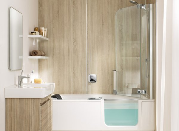 Duschbadewanne TWINLINE 2 - Badewanne der Zukunft