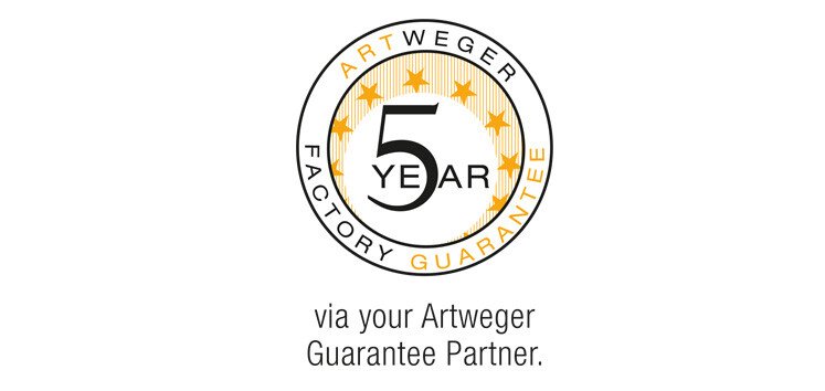 5 year factory guarantee | © Artweger GmbH. & Co. KG 5 year factory guarantee | © Artweger GmbH. & Co. KG