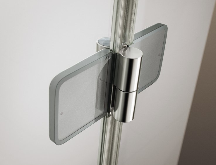 außenseitig geklebtes Scharnier für leichte Reinigung der Duschtür der Twinline 2 Duschbadewanne | © Artweger GmbH. & Co. KG