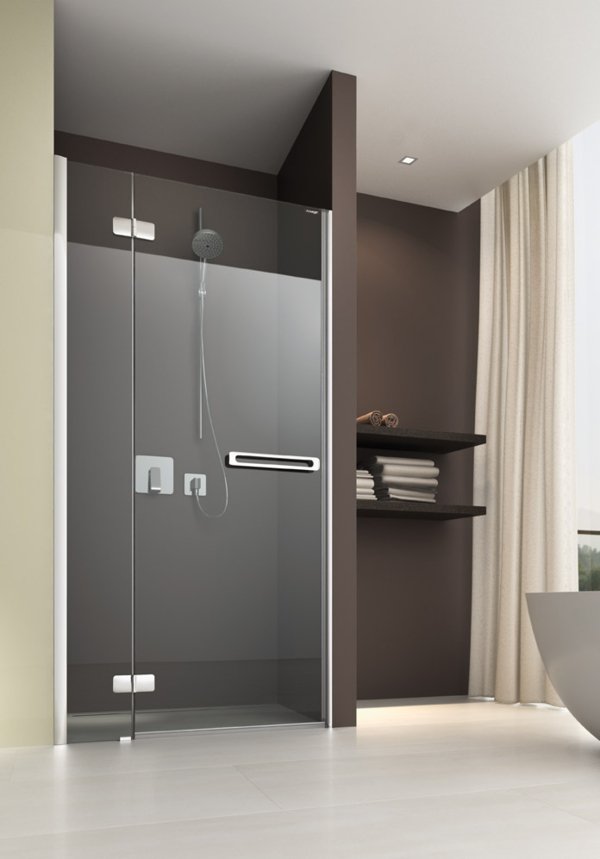 ARTWEGER 360 Swinging door on stable part in a niche | © Artweger GmbH. & Co. KG