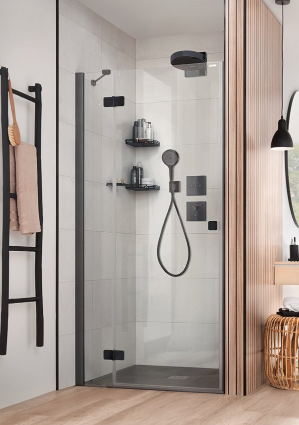 PRO:TECT Porte battante avec partie fixe en niche, 1 porte battante et 1 partie fixe | © Artweger GmbH. & Co. KG