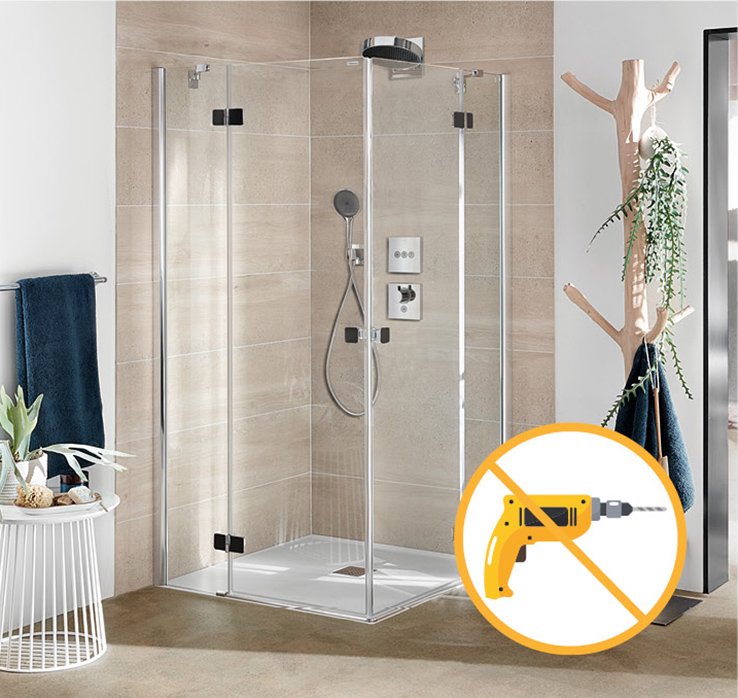 Artweger PRO:TECT Douche neuve. Sans percer. | © Artweger GmbH. & Co. KG