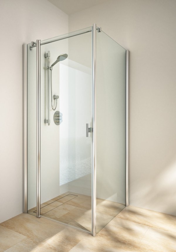 TWISTLINE Swinging door on fixed part to side wall | © Artweger GmbH. & Co. KG