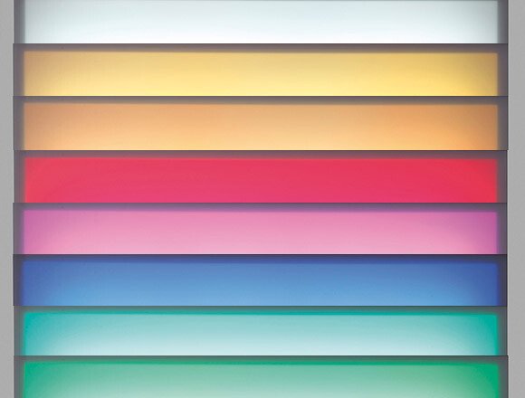 Farben des Farblichtsystems der Dampfdusche BODY+SOUL | © Artweger GmbH. & Co. KG