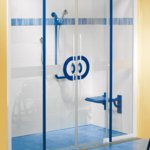 LIFELINE MOBIL Quadruple sliding door in alcove