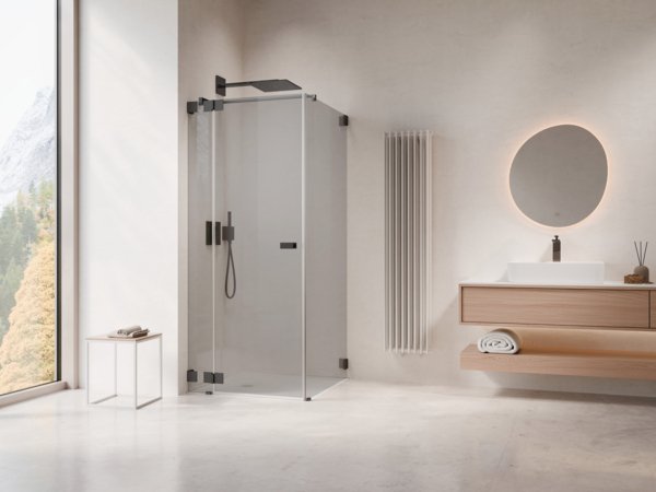 Pendeltüren in der Ecke