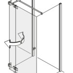 Pendeltüren in der Ecke