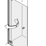 Pendeltüren in der Nische